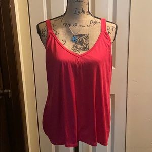 Hot pink tank top